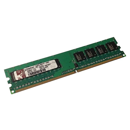 512Mo RAM KINGSTON KWM551-ELG 240-Pin DIMM DDR2 PC2-5300U 677Mhz 1Rx8 CL5 · Occasion