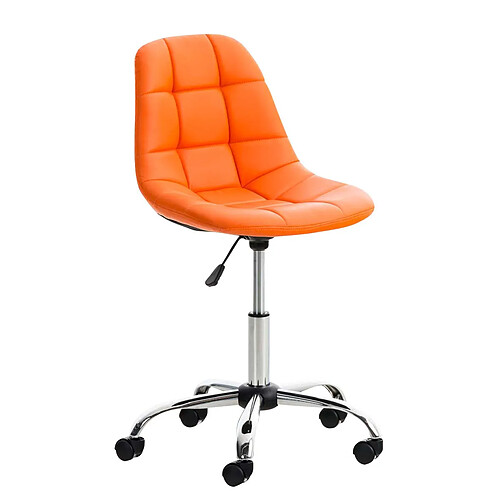 Non Chaise de bureau en simili cuir Emil