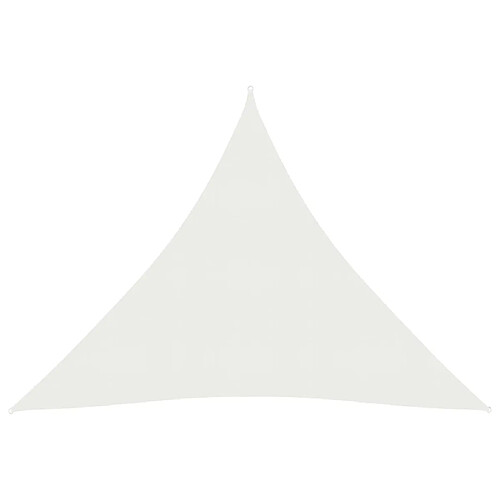 Helloshop26 Voile d'ombrage 160 g/m² blanc 6 x 6 x 6 m PEHD 02_0009042