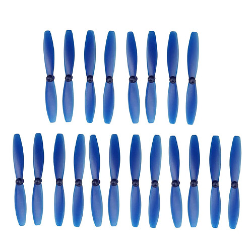 20 pièces 65mm hélice prop lame pour perroquet minidrones 3 mambo swing bleu