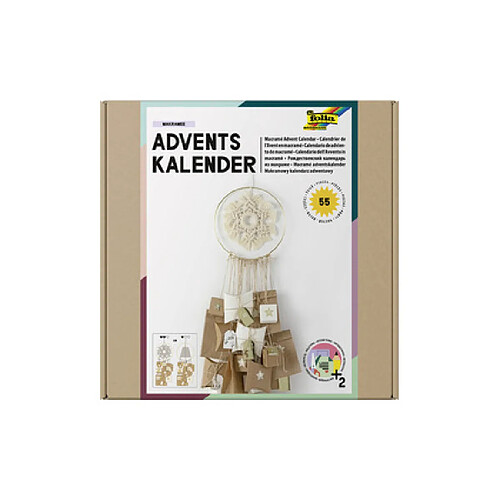 folia Kit pour calendrier de l'Avent MACRAME, 55 pièces ()