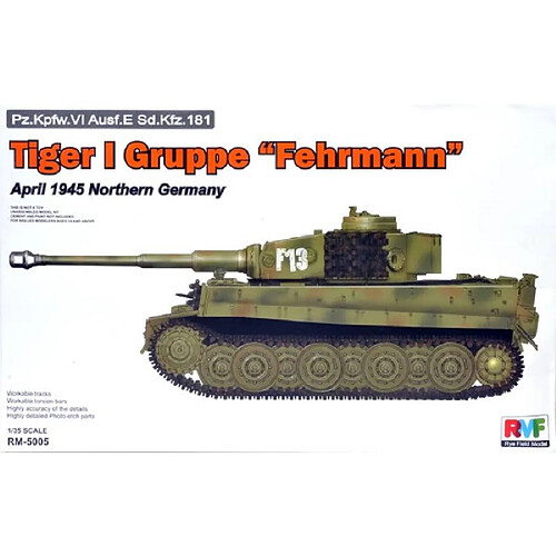 Rye Field Model Maquette Char Tiger I Gruppe Fehrmann April 1945 Northern Germany