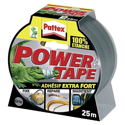 PATTEX - Adhésif super puissant ""Power tape"" Gris - 50 mm x 25 m