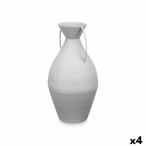 Gift Decor Vase Gris Acier 22 x 43 x 22 cm (4 Unités)