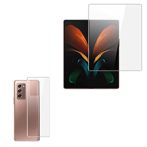 PHONECARE Kit Film Hydrogel Couverture Complète Avant Large + Arriére pour Samsung Galaxy Z Fold3 5G