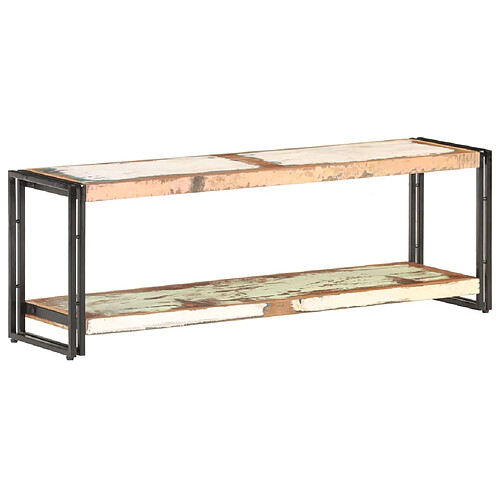 vidaXL Meuble TV 120x30x40 cm Bois de récupération massif