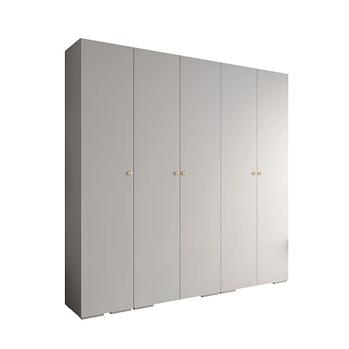 Abiks Meble Armoire Inova 2 À Portes Battantes 236,7/250/47 5 Portes (bianco/d’oro)