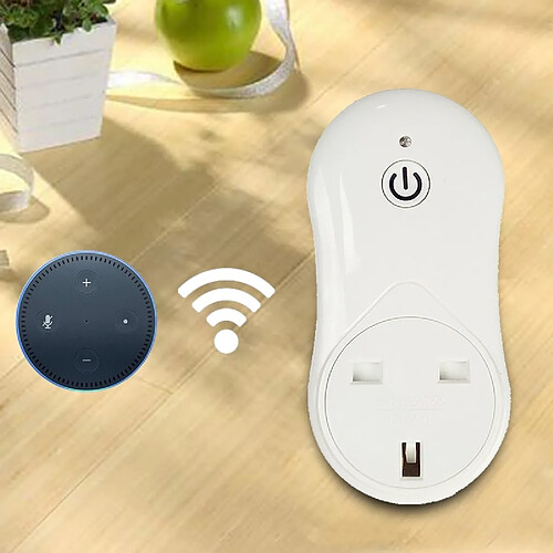 Wewoo Prise Connectée 16A 2.4GHz Alexa WiFi contrôle Smart Timer de courant à la maison, AC 100-240V, UK Plug