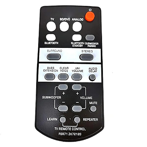 GUPBOO FSR71 ZK72120 pour barre de son Yamaha télécommande barre de son YAS-203