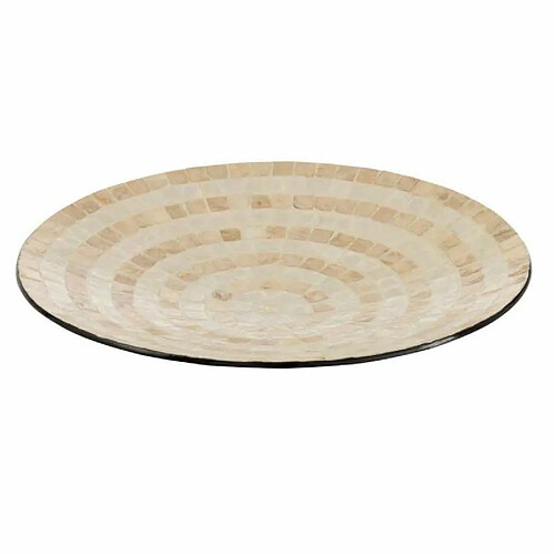 Paris Prix Coupelle Ronde Déco Mosaïque 45cm Beige