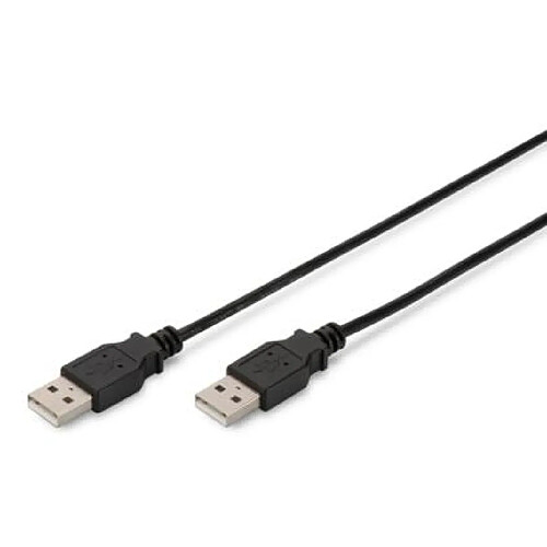 Digitus DK-300101-018-S câble USB 1,8 m USB A Noir