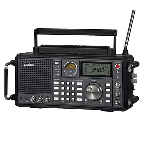 Universal S 2000 Ham Radio Portable SSB Double Conversion PLL FM/MW/SW/LW Air Band 87 108 MHz/76 108 MHz Internet Radio | Radio Control Car Truck | Radio Control(Le noir)