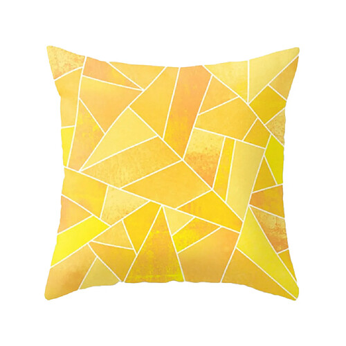 Housse de coussin en lin géométrique moderne Housse d'oreiller Home Decor # 1