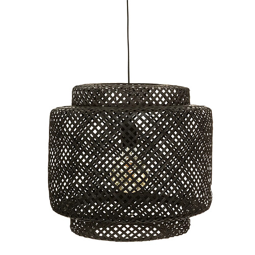 Atmosphera, Createur D'Interieur Suspension Bambou Liby D 40 Noir - ATMOSPHERA