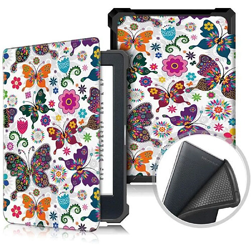 Power Direct Housse Kobo Nia Etui, Coque Support Nia - Papillon