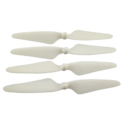 2 paires cw ccw hélices pales prop pour hubsan h501s rc drone pièces blanc