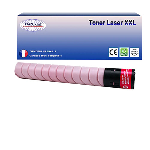 Toner compatible avec Ricoh Aficio MPC305, MPC305SP, MPC305SPF remplace Ricoh 842081/841596/MPC305E - Magenta - 4 000 pages - T3AZUR