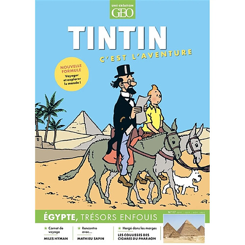 Tintin, c'est l'aventure, n° 17. Egypte, trésors enfouis