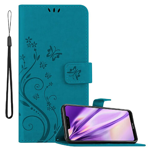 Cadorabo Coque Honor 8C Etui en Bleu