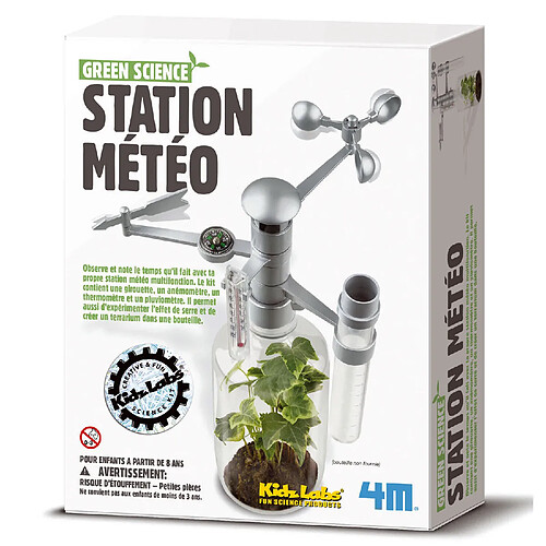 4M - Kidz Labs Kit de fabrication Green Science : Station Météo