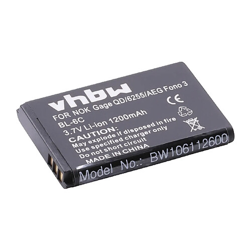 Vhbw Batterie Li-Ion pour NOKIA N-Gage QD / E70