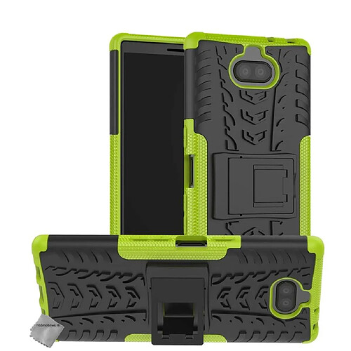 Htdmobiles Coque rigide anti choc pour Sony Xperia 10 Plus + film ecran - VERT