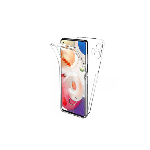 PHONECARE Coque 3x1 360° Impact Protection pour Realme 9i - Transparent