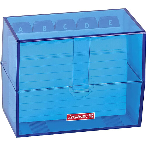 Brunnen 102057033 Boîte de rangement en polystyrène pour cartes A7, 12 x 9, 5 x 6, 5 cm