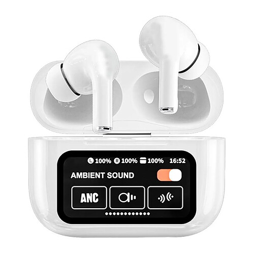 Yonis Ecouteurs Bluetooth Ecran Tactile ANC HiFi