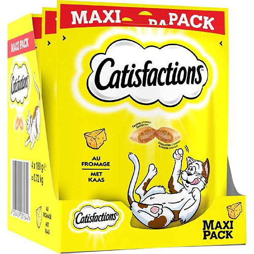 Catisfactions MAXI Friandises au fromage 180 g (x4)