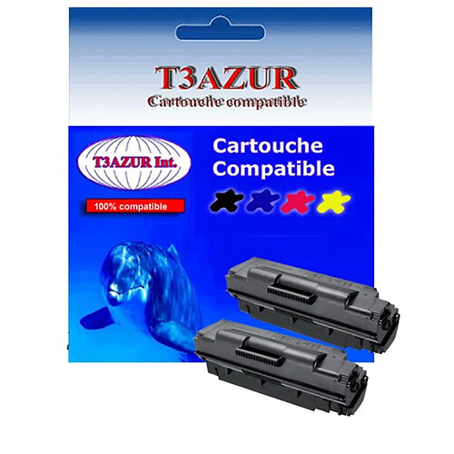 2 Toners Laser compatibles pour Samsung ML5010, ML5010ND (MLTD307L) - 20 000 pages - T3AZUR