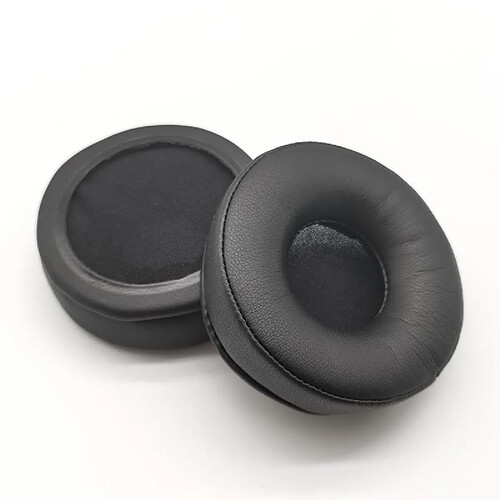 GUPBOO Coussinets d'oreille, Oreillette de Remplacement pour Jabra MOVE Wireless Muwu Evolve 20se 30II Cuir à haute teneur en protéines + mousse à mémoire de forme, filet noir noir