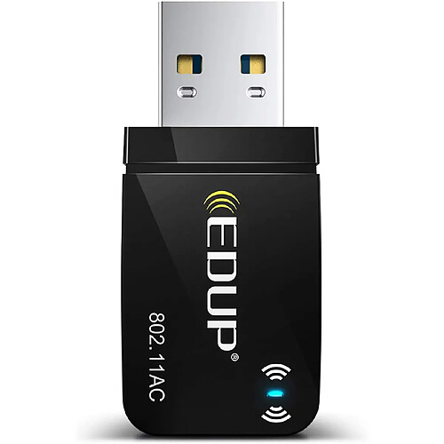 EDUP EP-AC1689 11AC 1300M Adaptateur de réseau USB sans fil à deux bandes DUAL-BAND