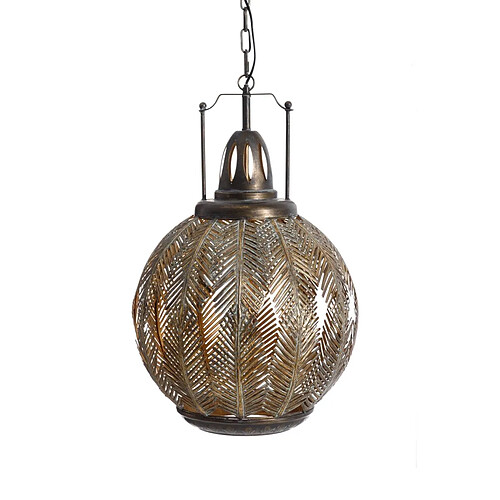 BigBuy Home Suspension Volets Doré Métal 45 x 45 x 70 cm