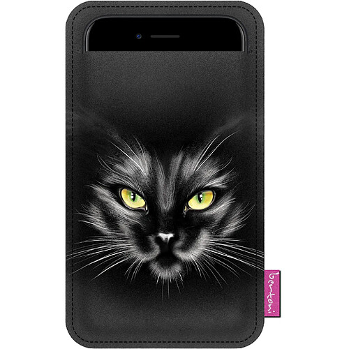 Étui pour téléphone portable en feutre Bertoni 100x175 mm Housse de protection motif Nero