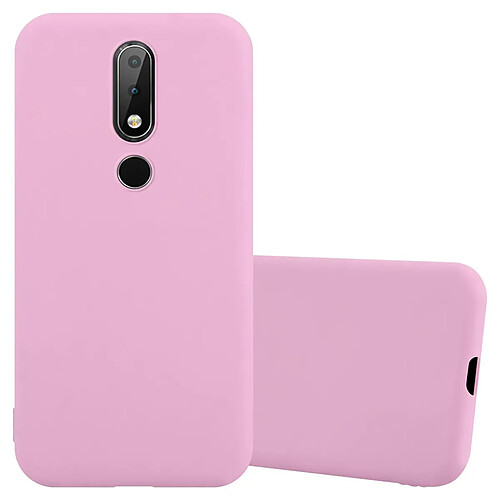 Cadorabo Coque Nokia 6.1 PLUS / X6 Etui en Rose