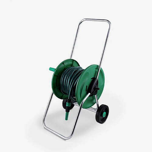 Stark Chariot à enrouleur de tuyau avec enrouleur de 20 m pour l'irrigation du jardin Tubulus