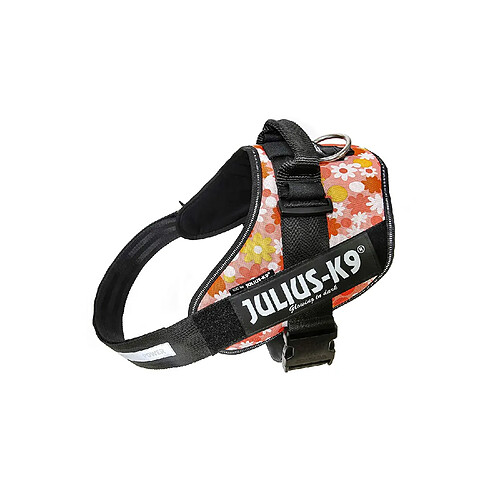 Julius-K9 IDC-Power Harnais pour Chien Rose Fleuri Taille 3