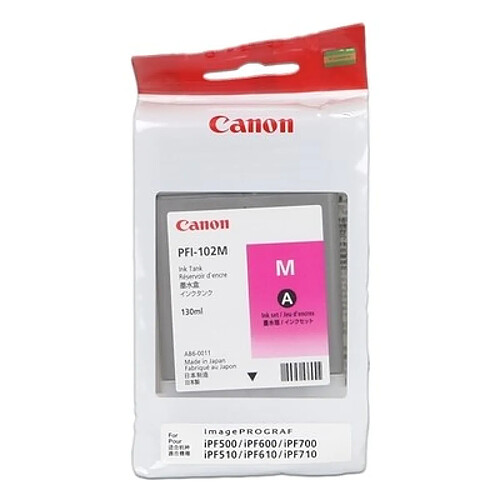 Canon PFI102 Cartouche Magenta 0897B001