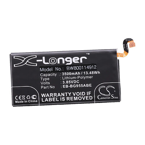 vhbw batterie remplace Samsung EB-BG955ABA, EB-BG955ABE pour smartphone (3500mAh, 3,85V, Li-Polymère)