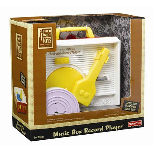 Fisher Price - 1697 - Jouet Premier Age - Music Box Record Player