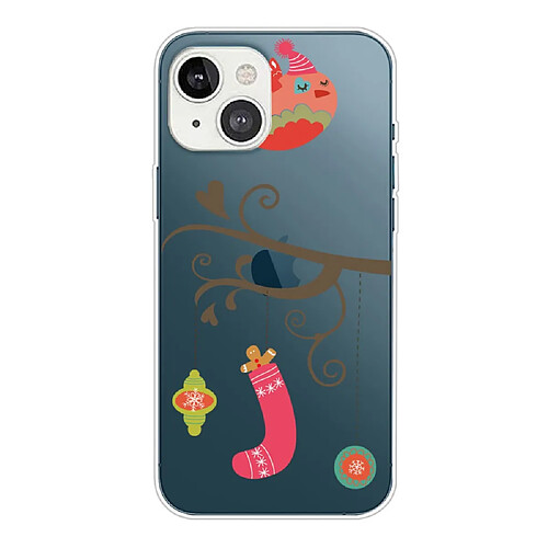 Coque en TPU anti-rayures, motif de noël, flexible pour votre iPhone 14 Plus - Bifurquer