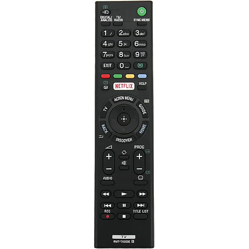 SANAG Rmt-Tx200E Telecommande De Remplacement Compatible Avec Sony Bravia Lcd Digitale Farbe Tv Kd-65Xd7505 Kd-55Xd7005 Kd-49Xd7005 Kd-65Xd750