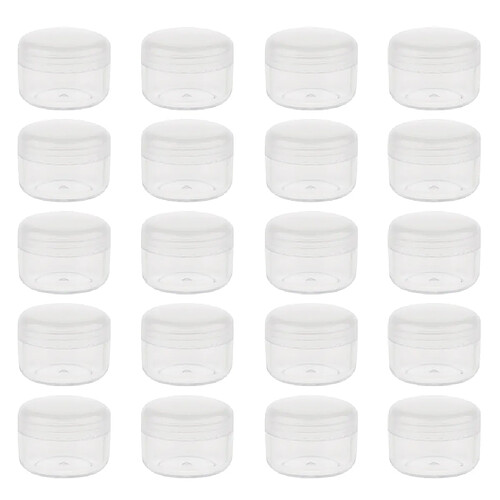 petits pots de pots de crème cosmétique en plastique vide conteneurs de cosmétiques avec des couvercles 5g