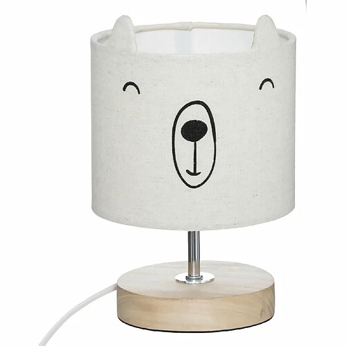 Atmosphera, Createur D'Interieur Lampe Abat-jour Ourson Beige - ATMOSPHERA