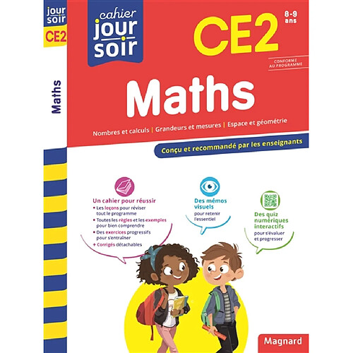 Maths CE2, 8-9 ans : conforme au programme