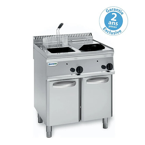 Friteuse sur Coffre Electrique - 2 x 14 Litres - Commandes Mécaniques - Gamme 700 - Tecnoinox