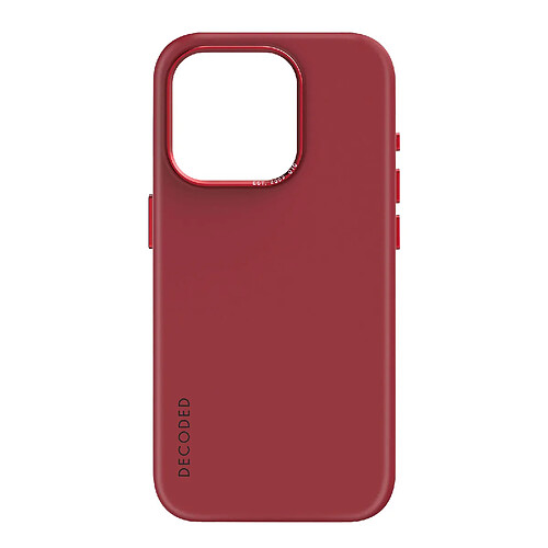 Coque MagSafe pour iPhone 15 Pro Silicone Mat Astro Dust Bordeaux Decoded