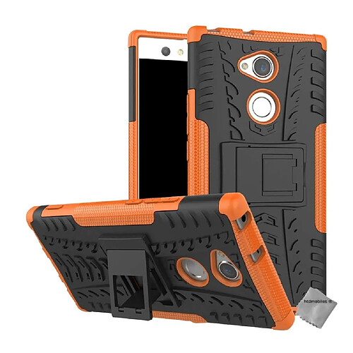 Htdmobiles Coque rigide anti choc pour Sony Xperia XA2 Ultra + film ecran - ORANGE