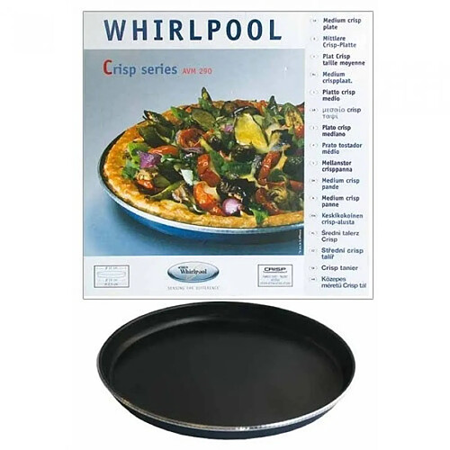 Plat crisp ã? 31cm pour m.o. Whirlpool family chef/talent pour micro ondes whirlpool